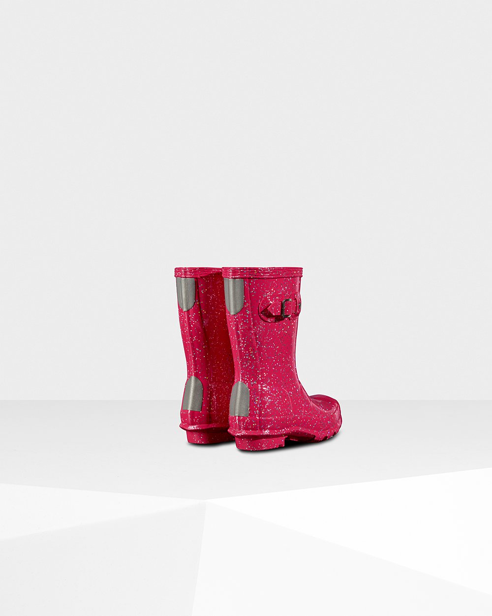 Hunter Original Little Giant Glitter Rain Boots - Sale Kids Pink - FSKHJE014